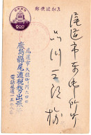 77838 - Japan - 1951 - ¥2 Parlament GAKte SoStpl. ONOMICHI - 6.INT BOXWETTKAEMPFE, Als OrtsKte, Abs Finanzamt Onomichi - Lettres & Documents