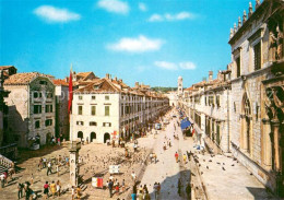 73782586 Dubrovnik Ragusa Placa Stradun Orlando Saeule Dubrovnik Ragusa - Croatie