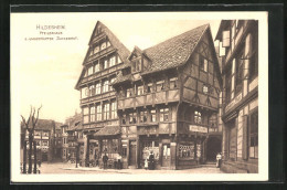 AK Hildesheim, Pfeilerhaus Und Umgestülpter Zuckerhut  - Hildesheim