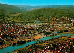 73782552 Lohr Main Fliegeraufnahme Fluss-Main Lohr Main - Other & Unclassified