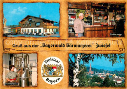 73782538 Zwiesel  Niederbayern Bayerwald Baerwurzerei Probierstube Destillierbla - Zwiesel