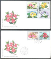 FDC Vietnam Viet Nam Covers With Perf Stamps 1995 : Flowers / Flower On The Peak Of FANSIPAN (Ms710) - Viêt-Nam