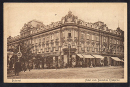 ROUMANIE - BUKAREST - Hotel Zum Deutschen Kronprinz - Rumania