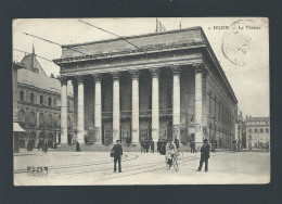 CPA - 21 - Dijon - Le Théâtre - Animée - Circulée En 1907 - Dijon