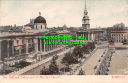 R534682 London. The National Galery And St. Martin Church. The Woodbury Series. - Other & Unclassified