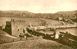 73782133 Peel  Isle Of Man UK Panorama View From Castle  - Isola Di Man (dell'uomo)