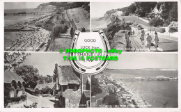 R535491 Good Luck From Shanklin I. W. RP. Nigh. Multi View - Wereld