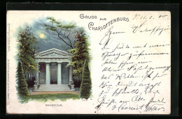 Lithographie Berlin-Charlottenburg, Mausoleum Im Schlosspark  - Charlottenburg