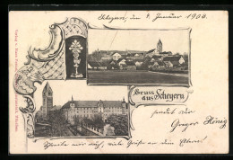 AK Scheyern, Schlossansicht, Panorama  - Other & Unclassified