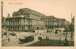 73781881 Wien AT Hofoper Strassenbahn Pferdebus  - Autres & Non Classés