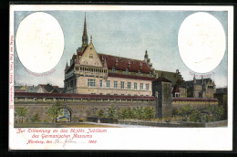 AK Nürnberg, Zur Erinnerung An Das 50 Jähr. Jubiläum Des Germanischen Museums 1902, Prinz-Regent Luitpold  - Regen