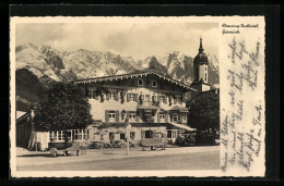 AK Garmisch, Blick Auf Das Clausing-Posthotel  - Other & Unclassified