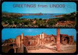 73781789 Lindos Lindo Akropolis Von Lindos Byzantinische Kirche Lindos Lindo - Grèce