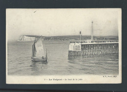 CPA - 76 - Le Tréport - Le Bout De La Jetée - Circulée En 1907 - Le Treport