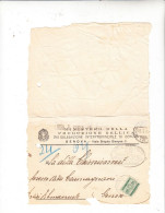 ITALIA  1943 - MINISTERO DELLA PRODUZIONE BELLICA - Gniova - Tassa A Carico - Storia Postale