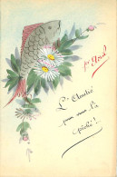 Carte Peinte A La Main  - 1er Avril - Poisson     Q 2566 - 1 April (aprilvis)