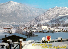 73781575 Reith Alpbachtal Winterpanorama Ortsansicht Mit Kirche Alpen Reith Alpb - Andere & Zonder Classificatie