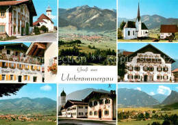 73781551 Unterammergau Nuslerhaus Kappel Pension Gasthof Fassadenmalerei Schulme - Other & Unclassified