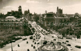 73781375 Madrid Spain Panoramica De La Plaza De La Cibeles Y Calle De Alcala Mad - Other & Unclassified