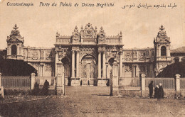 TURQUIE  CONSTANTINOPLE PORTE DU PALAIS DE DOLMA BAGHTCHE  - Turquie