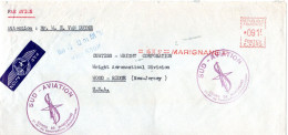 L77846 - Frankreich - 1957 - 91F Freistpl A LpBf MARIGNANE -> Woodridge, NJ (USA) - Lettres & Documents