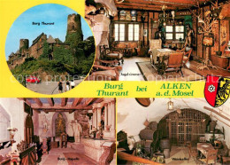 73781306 Alken Koblenz Burg Thurant Jagdzimmer Burg Kapelle Weinkeller Alken Kob - Andere & Zonder Classificatie