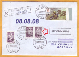 2008 Moldova Moldavie  Special Cancellations  08.08.2008.08 Chisinau-08 Used - Moldawien (Moldau)