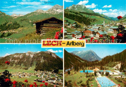 73781289 Lech Vorarlberg Panorama Freibad Lech Vorarlberg - Autres & Non Classés