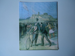 GREECE     PHOTO POSTCARDS CYCLING  ΠΟΔΗΛΑΤΙΚΟΙ  ΑΓΩΝΕΣ ΣΤΗ ΑΚΡΟΠΟΛΗ  FOR MORE PURCHASES 10% DISCOUNT - Griekenland