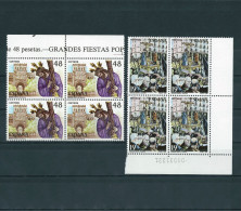 ESPAÑA 1987 — LA SEMANA SANTA ** 2897,2899, YT 2512,2513, Mi 2777,2778—En Bloques. MNH Stamps - Nuevos