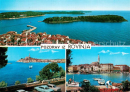 73781246 Rovinj Rovigno Istrien Croatia Fliegeraufnahme Panorama  - Croatia