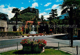 73781234 Arco  Trentino IT La Fontana Con Lo Sfondo Il Castello  - Sonstige & Ohne Zuordnung