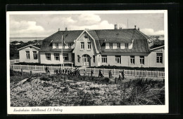 AK St. Peter-Ording, Hamburger Kinderheim Köhlbrand Mit Strasse Und Kindergruppe  - St. Peter-Ording