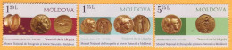 2018 Moldova Moldavie Moldau Hidden Treasures. Golden Coins. Larguta. National Museum 1v Mint - Museos