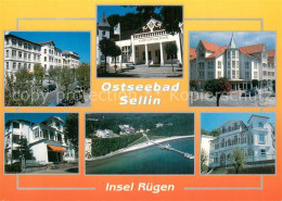 73781144 Sellin Ruegen Hotels Kurverwaltung Strand Seebruecke Luftfoto Sellin Ru - Sonstige & Ohne Zuordnung