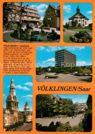 73781142 Voelklingen Stadtmotive Brunnen Kirche Hochhaus Fussgaengerzone Voelkli - Andere & Zonder Classificatie