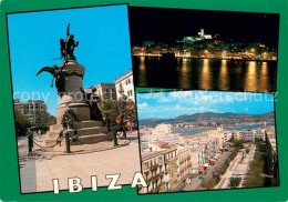 73781119 Ibiza Islas Baleares Denkmal Stadtpanorama Nachtaufnahme Ibiza Islas Ba - Autres & Non Classés