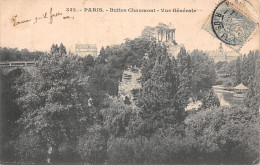 75 PARIS BUTTES CHAUMONT - Viste Panoramiche, Panorama