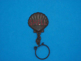 Porte-clé Métal Shell - Produits Pétroliers - Années 50-60 - Coquillage - Key-rings