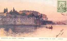 73780888 Corfou Korfu Corfu Greece Palais Royal Et Le Port  - Grecia