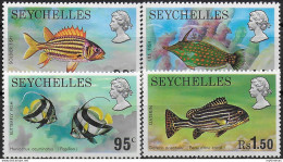 1974 Seychelles Fish 4v. MNH SG N. 323/26 - Otros & Sin Clasificación