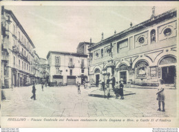 S578 Cartolina Avellino Citta' Piazza Centrale Dogana Rifilata - Avellino