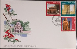 FDC Vietnam Cover 1997 : Asian Landscapes / Iran / Iraq & Viet Nam Pagoda (Ms757) - Viêt-Nam