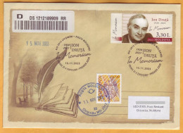 2023 Moldova  FDC Personalities In Memory, Ion Druță (1928-2023), Writer, Used - Moldavië