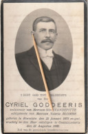 Roeselare, Oostnieuwkerke, Cyriel Goddeeris, Vandepitte, Blomme - Devotieprenten