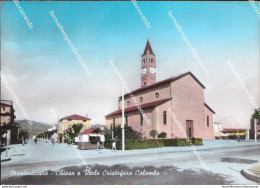 Cd598 Cartolina Martinsicuro Chiesa E Viale Cristoforo Colombo Teramo - Teramo