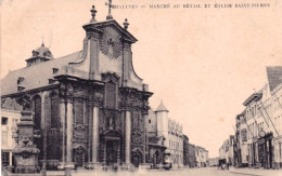 MALINES - MECHELEN - Marché Au Betail Et église Saint Pierre - Veemarkt En De Sint Pieterskerk - Mechelen