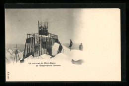 AK Le Sommet Du Mont-Blanc Et L`Observatoire Janssen  - Astronomía
