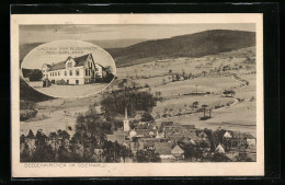 AK Beedenkirchen I. Odenwald, Ortsansicht, Gasthof Zum Felsenmeer  - Odenwald