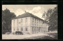 AK Bad Lausick, Blick Auf Gasthof Etzoldshain  - Bad Lausick